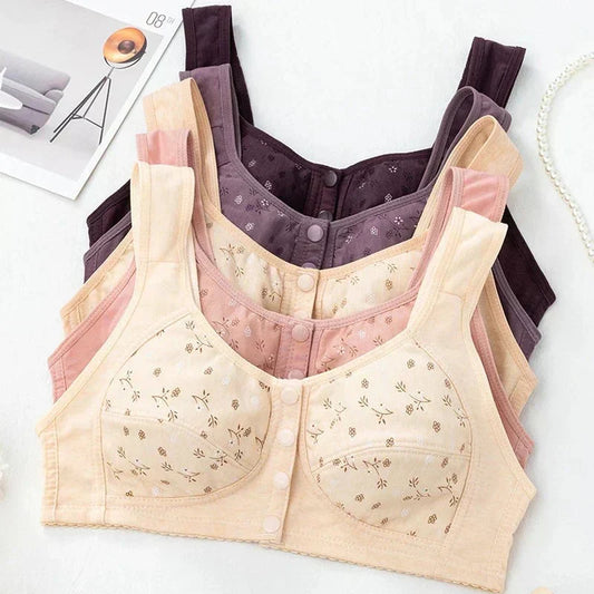 2026 New Anti Sagging Front Open Button Bra