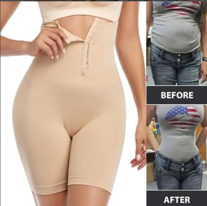 Body Shaper with huk eamless Shapewear | High Waist Women's Corset for Flat Belly