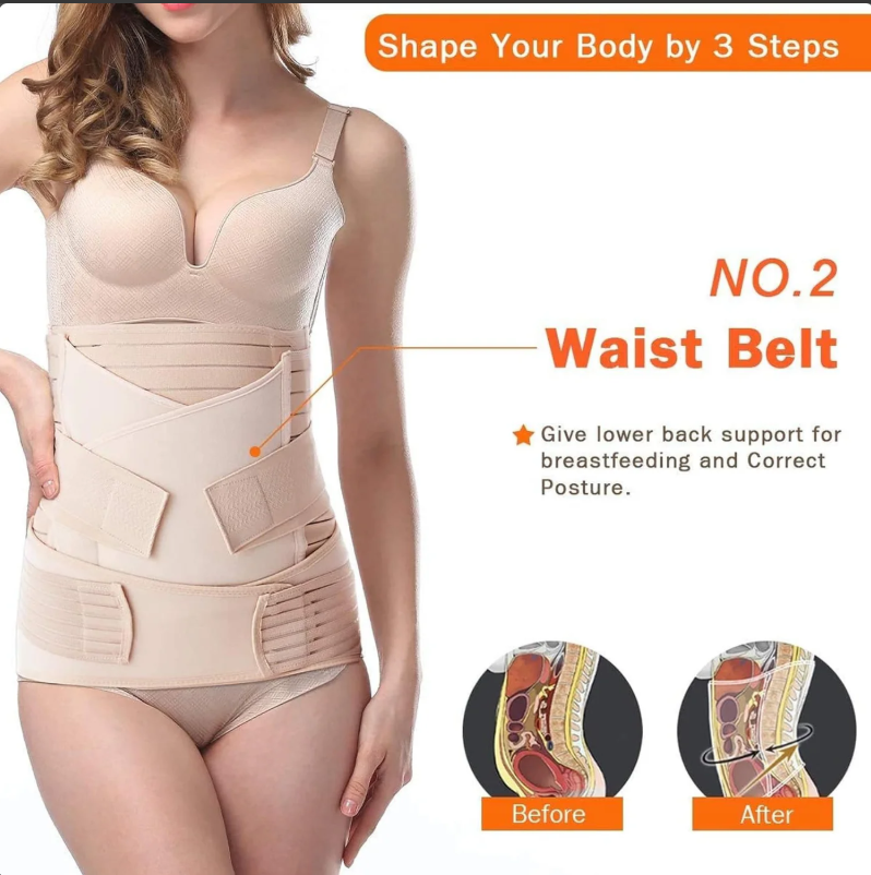 3 IN 1 POSTPARTUM BELLY SUPPORT RECOVERY BELLY/WAIST/PELVIS BELT