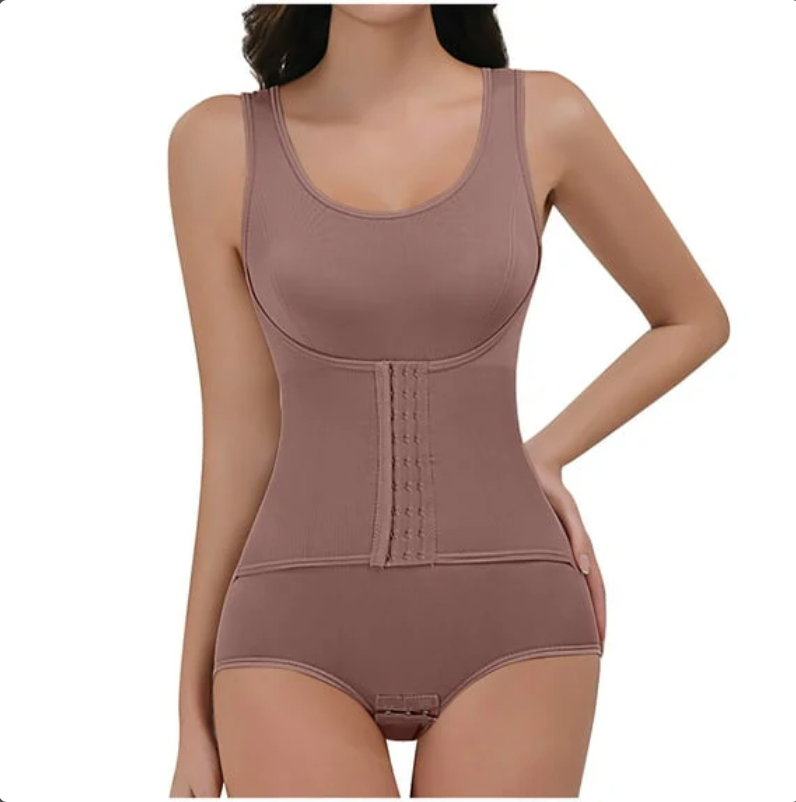 WOMEN'S ONE PIECE SHAPWEAR DOUBLE-LAYER ABDOMEN CONTROL