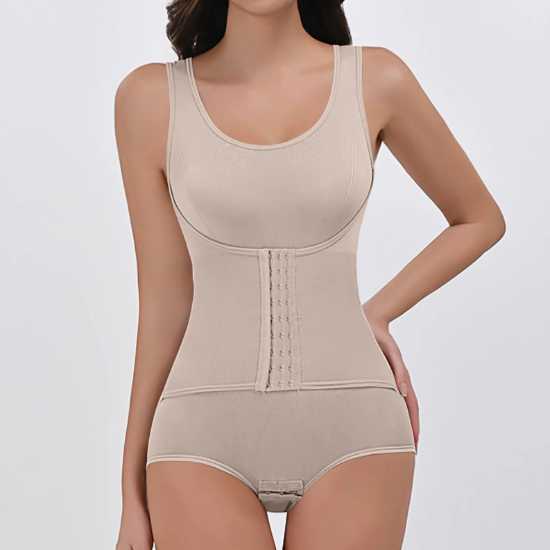 WOMEN'S ONE PIECE SHAPWEAR DOUBLE-LAYER ABDOMEN CONTROL