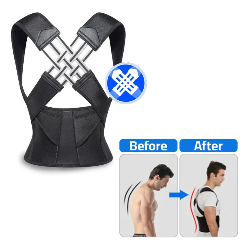 Adjustable Shoulder Strap Corset, For Women & Men