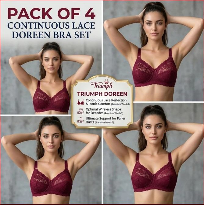 PACK OF 4 TRIUMPH DOREEN – WINTER COMFORT SALE | UP TO 66% OFF ❄️ FREE DELIVERY