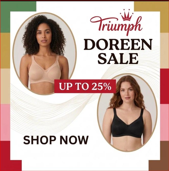 PACK OF 2 TRIUMPH DOREEN – WINTER COMFORT SALE | UP TO 66% OFF ❄️ FREE DELIVERY