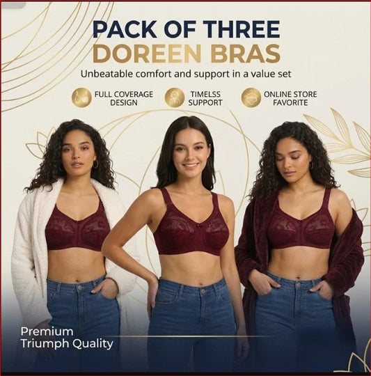PACK OF 3 TRIUMPH DOREEN – WINTER COMFORT SALE | UP TO 66% OFF ❄️ FREE DELIVERY