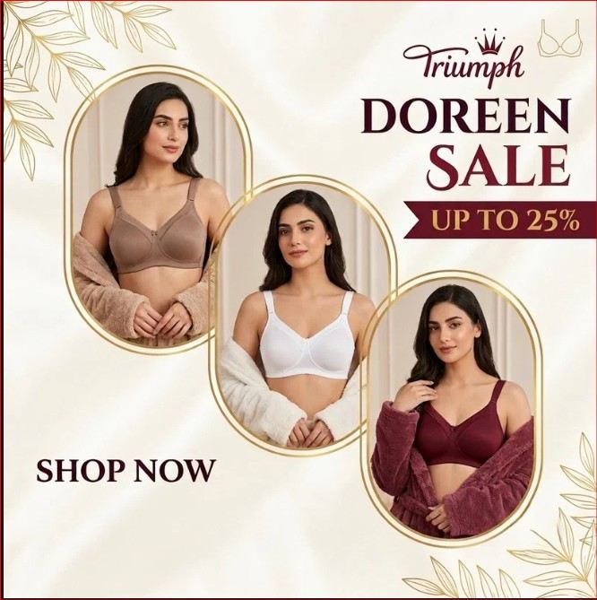 PACK OF 3 TRIUMPH DOREEN – WINTER COMFORT SALE | UP TO 66% OFF ❄️ FREE DELIVERY