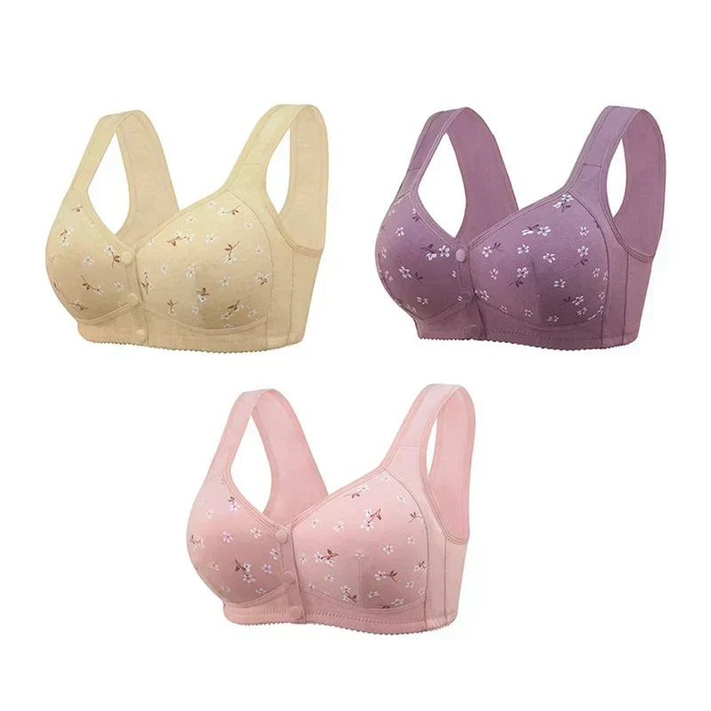 2026 New Anti Sagging Front Open Button Bra
