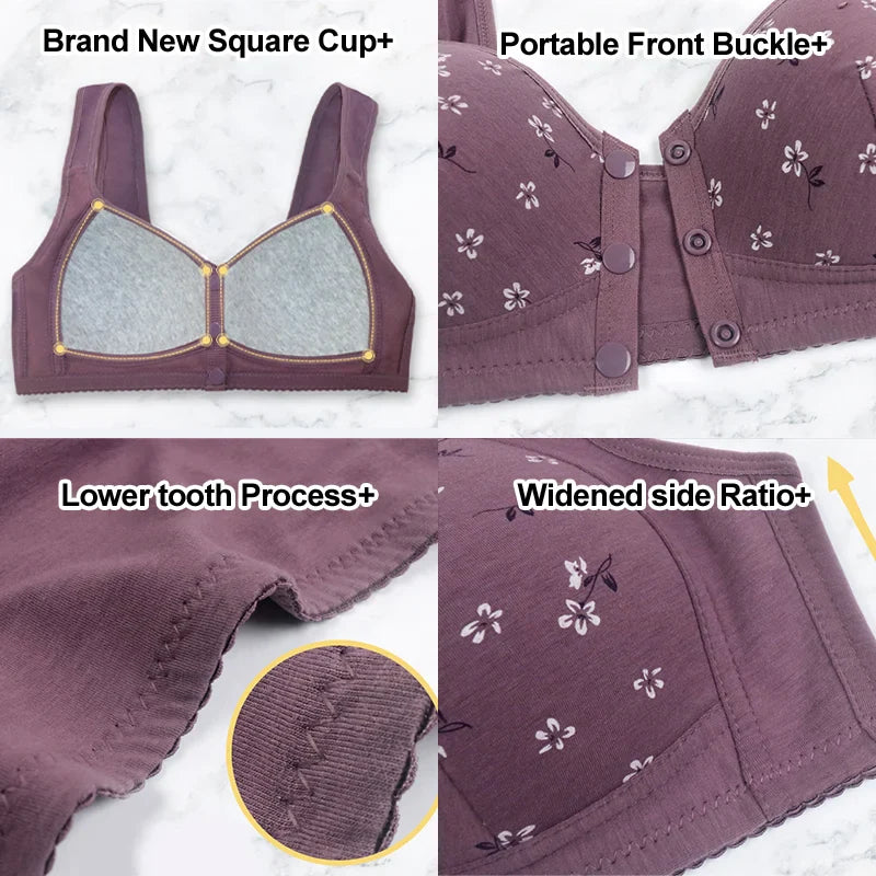 2026 New Anti Sagging Front Open Button Bra