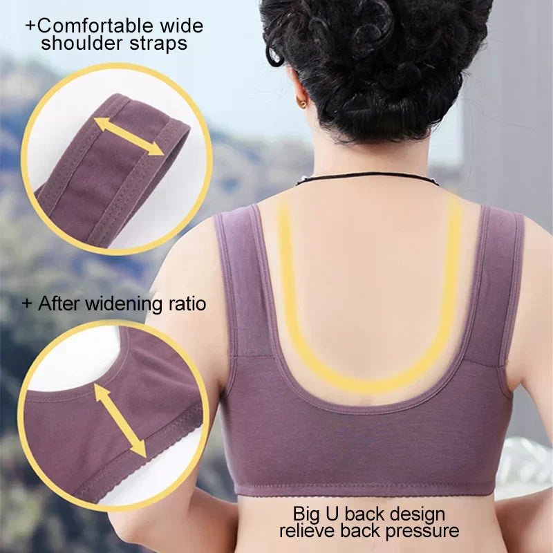 2026 New Anti Sagging Front Open Button Bra