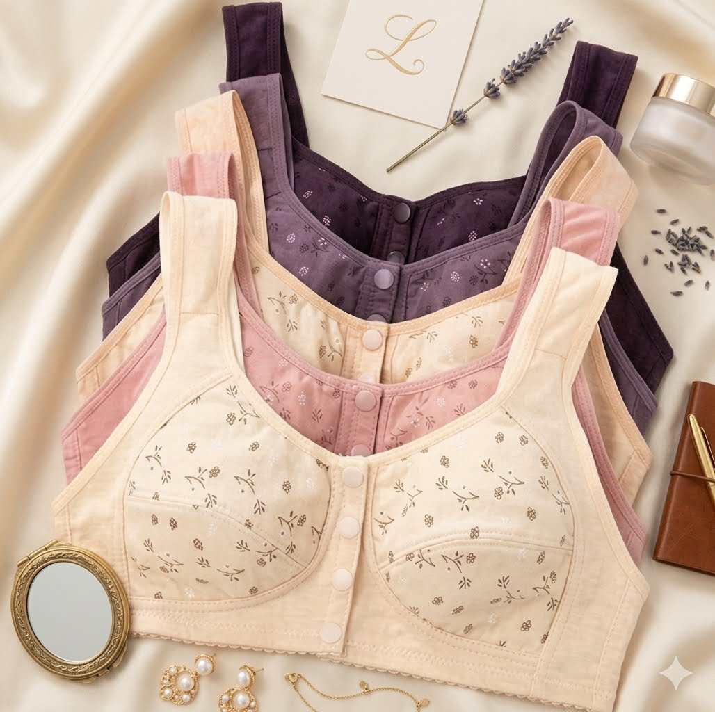 Buy 2 Get 1 Free | 2026 New Anti Sagging Front Open Button Bra